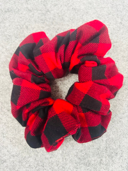 Handmade Oversized Flannel Scrunchie