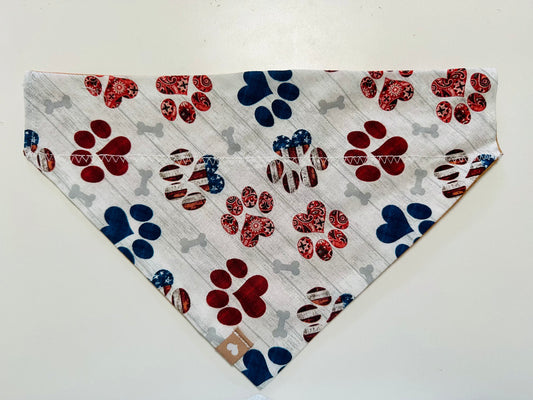 Paw+Plant-Dyed Reversible Dog Bandana