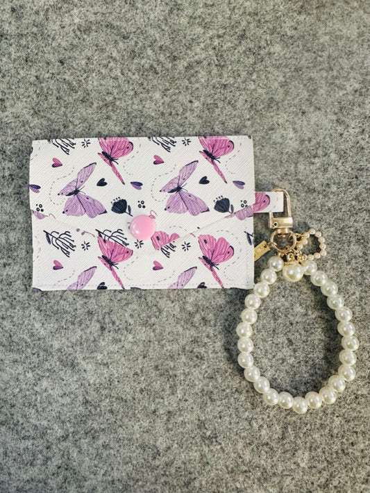 [Limited Edition] Card Wallet w/ Perl Key Chain